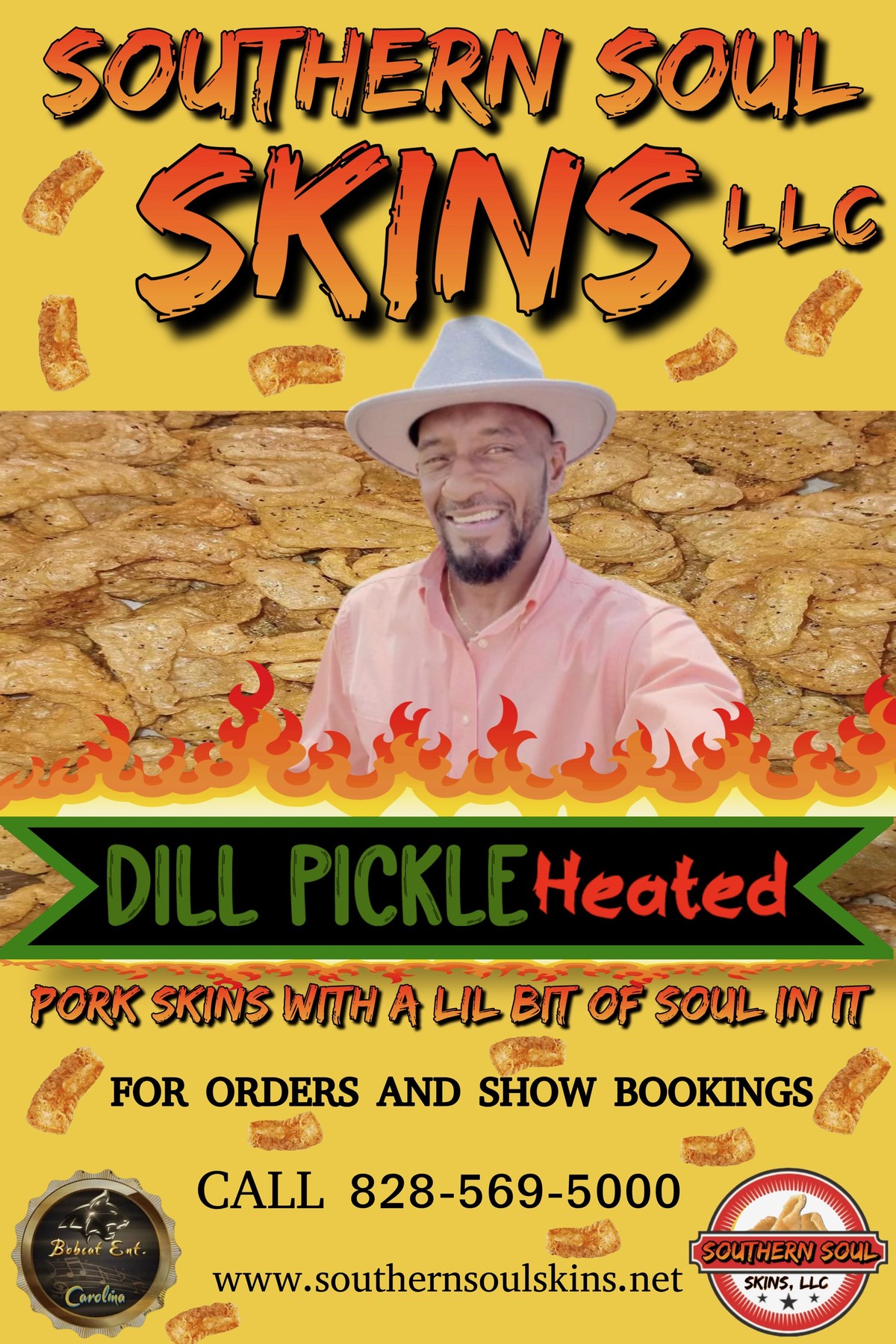 Dill Pickle Heated pork skins