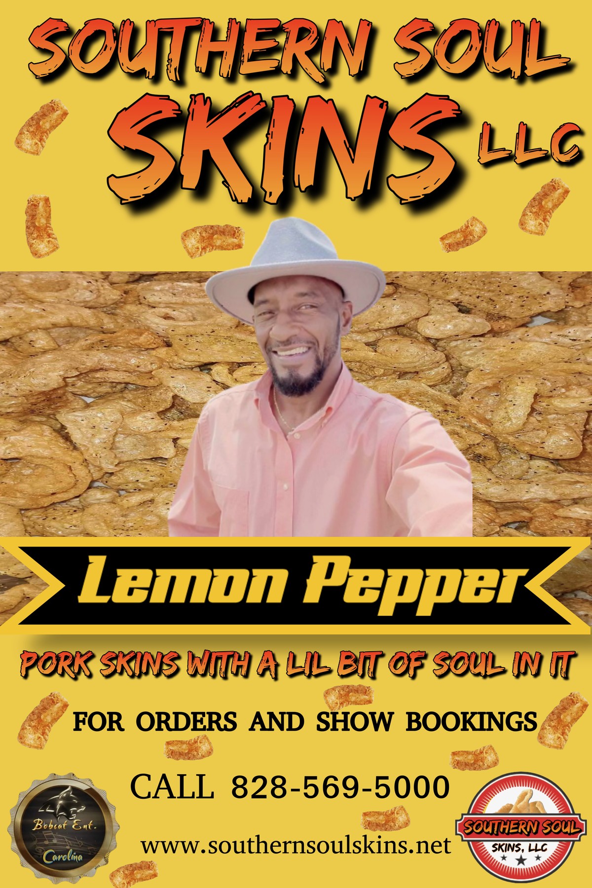 Lemon Pepper pork skins