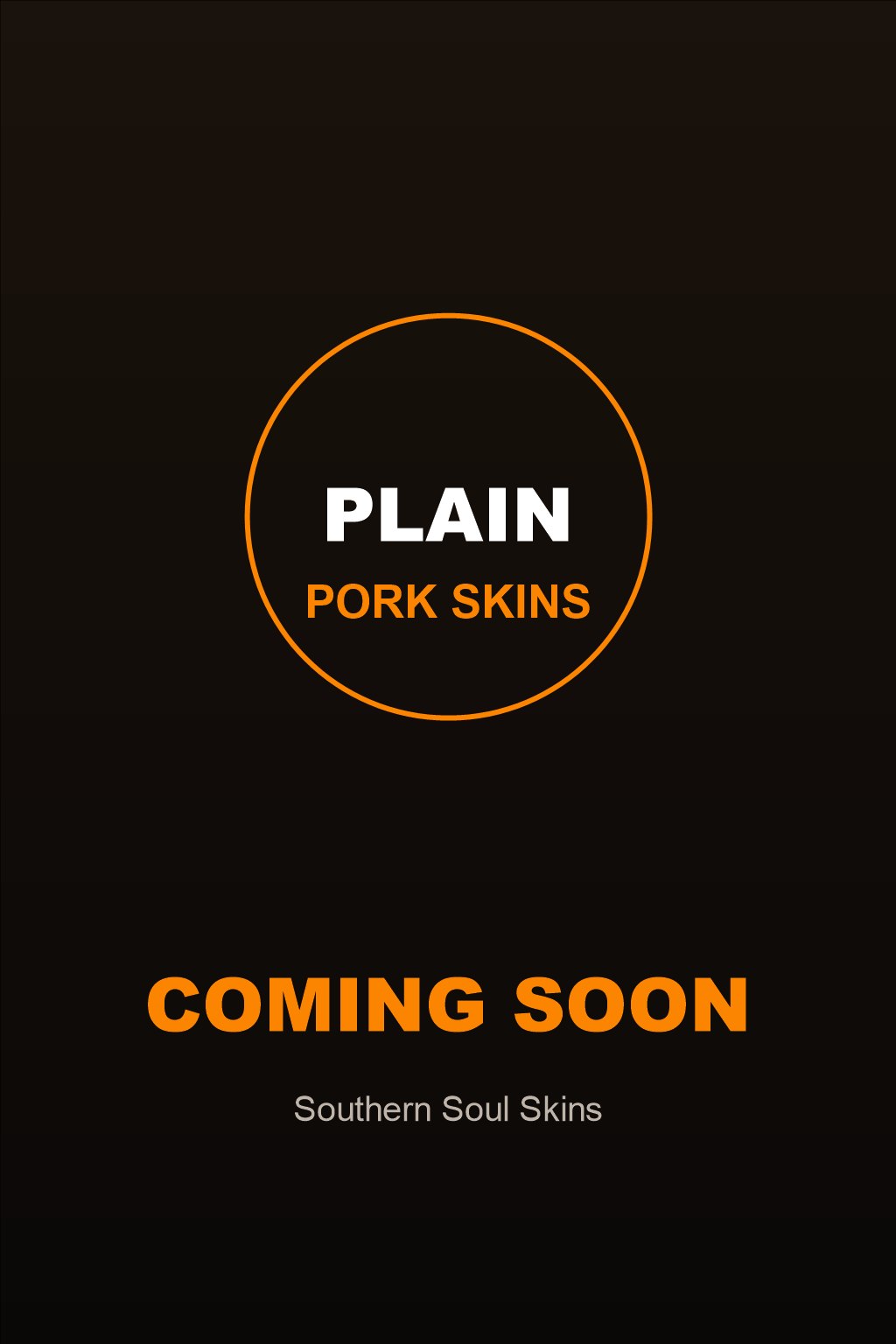 Plain pork skins