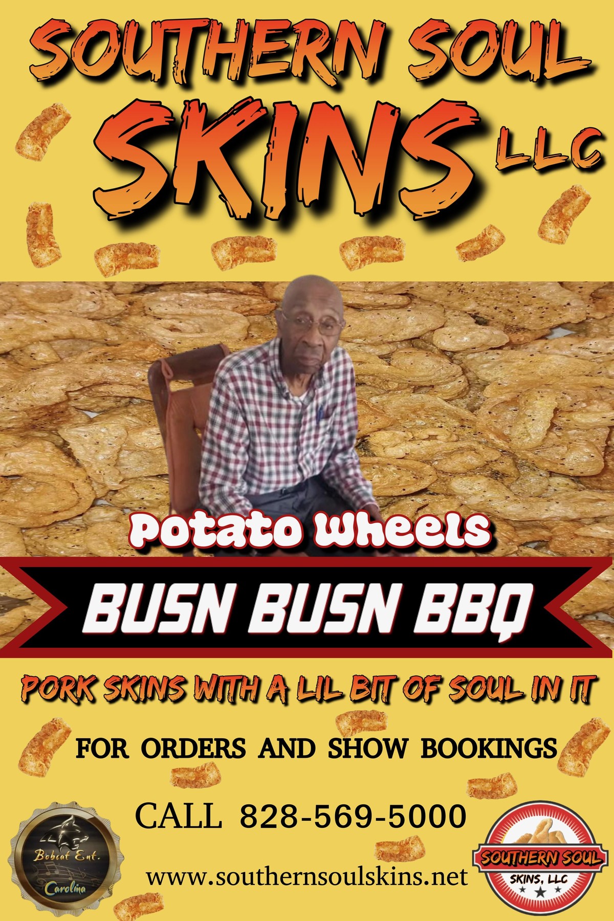 Busn Busn BBQ vegan potato wheels