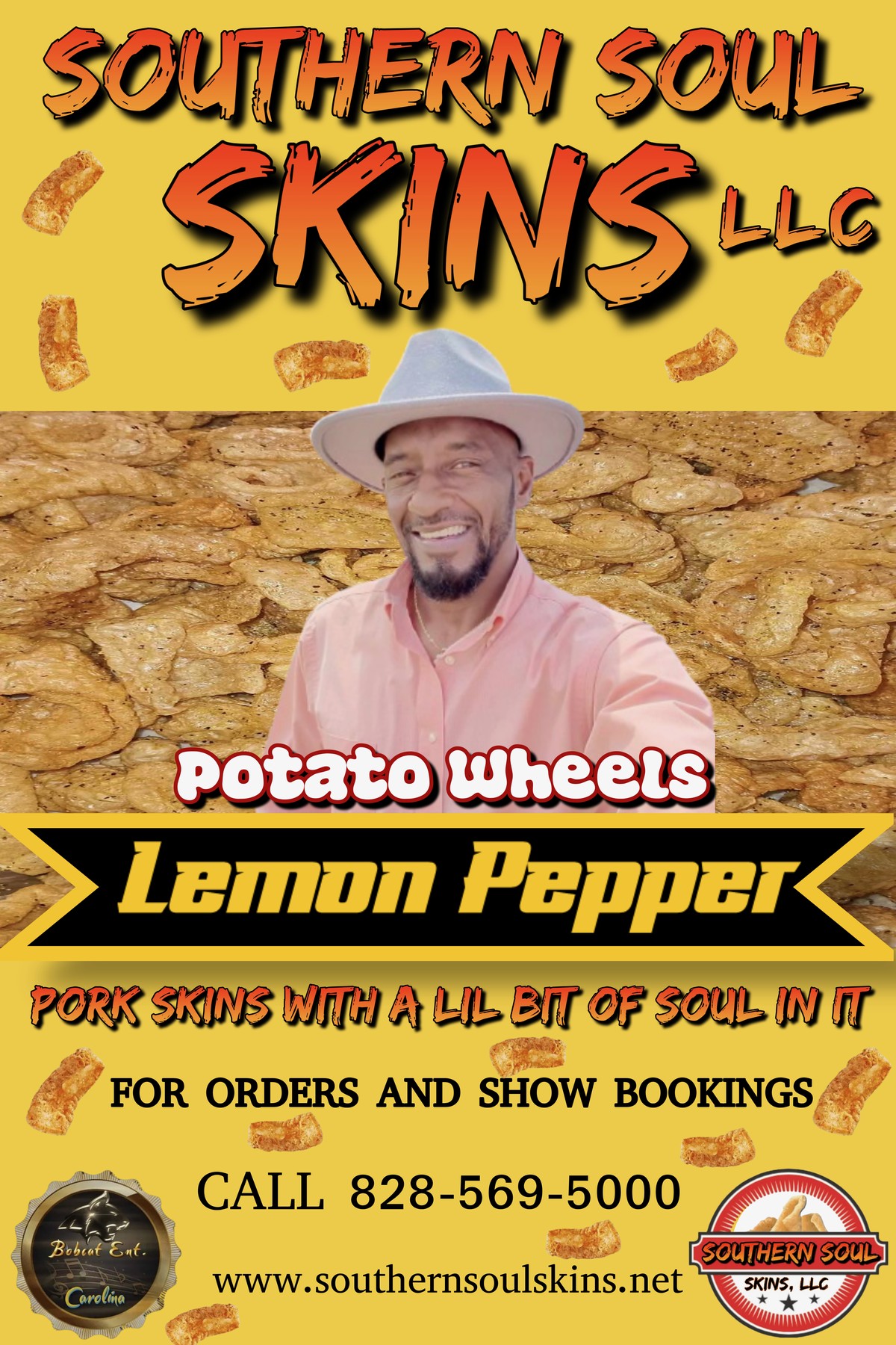 Lemon Pepper vegan potato wheels